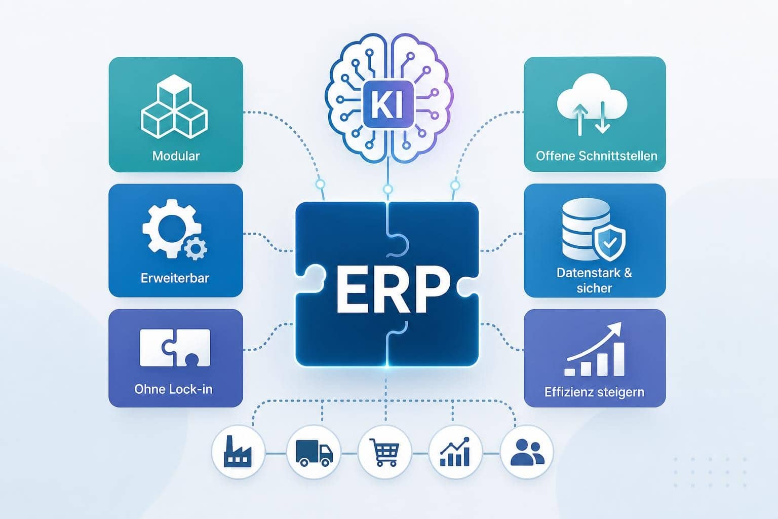 Zukunftssichere ERP-Systeme mit KI